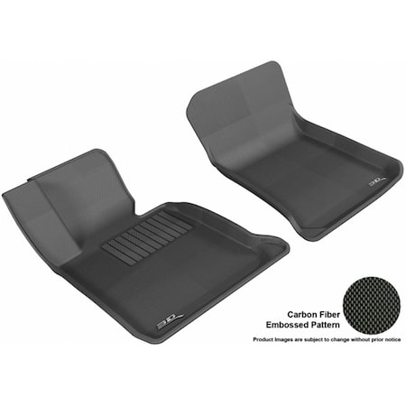 3D Maxpider BMW X1 E84 2012-2014 KAGU BLACK R1 Floor Mat L1BM04511509